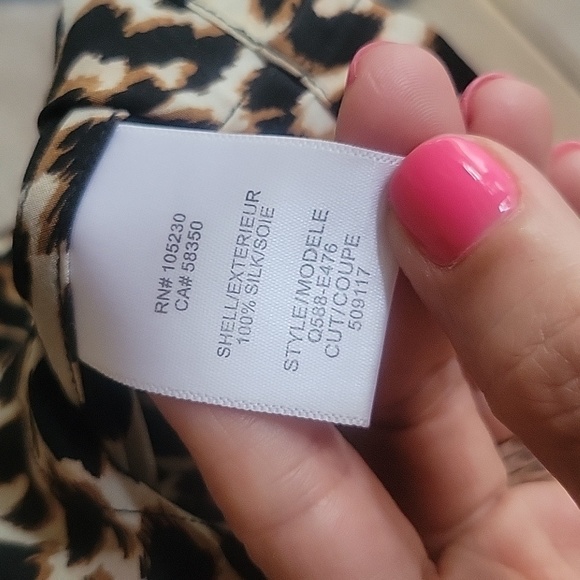 Equipment Audrey Leopard Print Silk Dress Xsmall - Picture 5 of 6